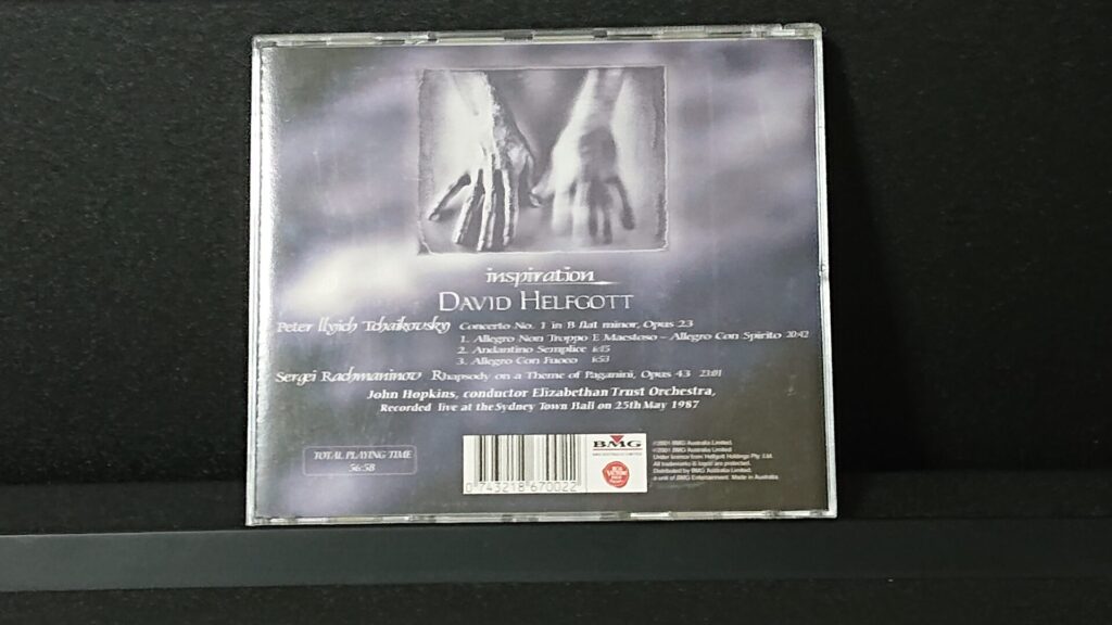 「inspiration DAVID HELFGOTT」の画像です。